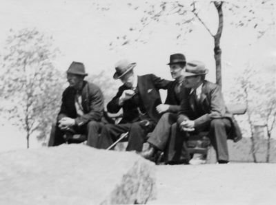 Från  vänster 1. Axel Hörberg ( Kruse ), 2. Hjalmar Karlsson. 