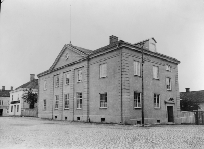 Torget 1930-talet.   T.E

( Göteborgs bank )