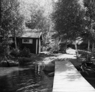 Bilder från Frisksportklubben Apollo. Klubbstuga och bastu vid Borstingen