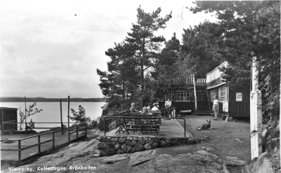 Vimmerby. Kaffestugan Krönbaden. T.E.