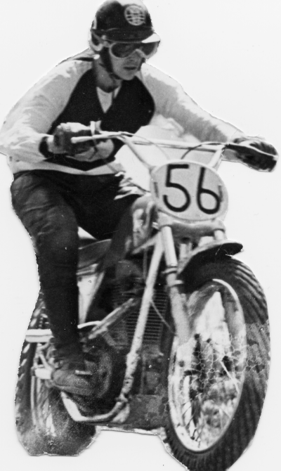 Vimmerby Motorsällskap (VMS). 500 kubik/serielag, Stig Nyström en av fyra deltagare i laget.