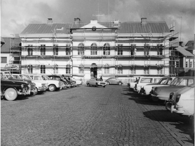 Stadshotellet renoveras sept 1966.   T.E