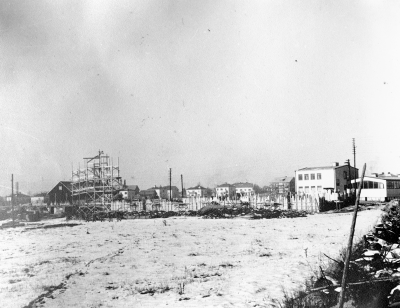 Capellahusen bygges på 1940-talet.   T.E.