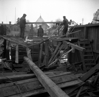 Norrtullsgatan
Maja Petterssons hus rivs

Dok.110203/KG