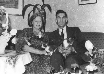 Hilding Svensson med fru 
Åbrobacken