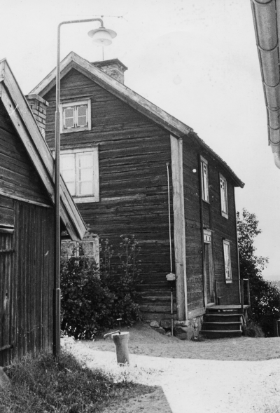 Båtsmansbacken Axel Liljeblads hus köpt av staden 1966 nu rivet (1968). 