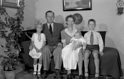 Beijer, Valter med familj 1940-talet              