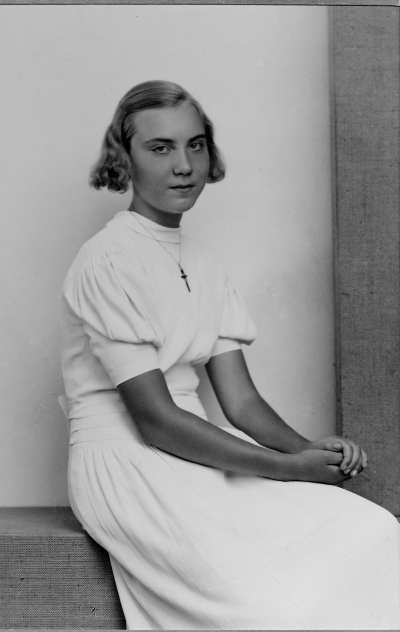 Britt-Mari Lendahl, systerdotter till Wahlberg.