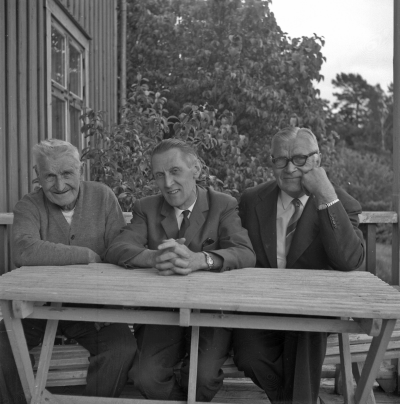 Victor Haak Lönneberga, Thorvald Eriksson Vimmerby och Per Thulin Stockholm