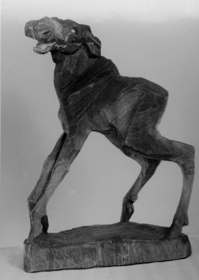Erik Reimhult skulptur av älg
