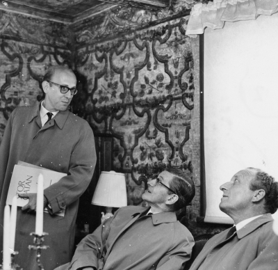 1. Åke Nisbeth, riksantikvarieämbetet 2. ?  3. Erik Paulsson, lantmätare   ( Grankvistgården ).    