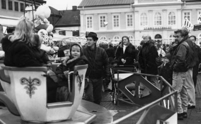 Marknad med karusell