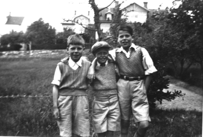 Olof  Svensson,  Karl Erik Ahlstrand och Nils Svensson.              