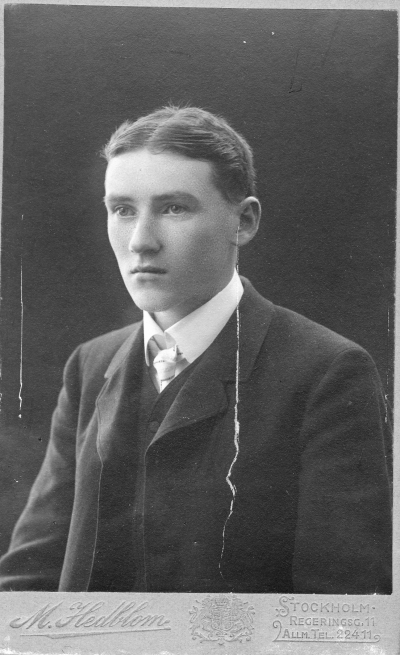 Natanael Sjölander, bror till Gideon, bosatt i Amerika.