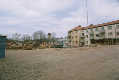 Sevedegatan / Kyrkogårdsgatan Sparbankshuset gamla brandstation 

090407/KG