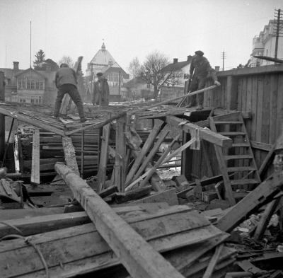 Norrtullsgatan
Maja Petterssons hus rivs 

Dok.110207/KG