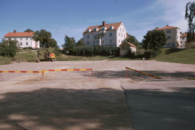 Strax innan bygget av Domus påbörjas. Troligen 1970-71, Domus invigdes 1972.