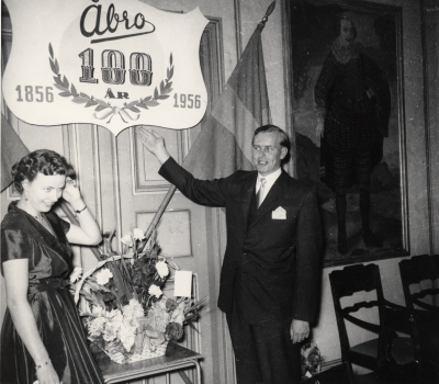 Åbro bryggeri 100-års jubileum. Disponent Per Dunge.      
