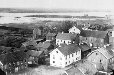 Från kyrktornet mot rådhuset