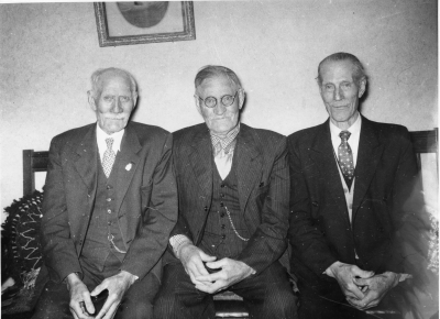 Från  vänster 1. C.G. Johansson Storebro,  2. Oskar Fahlström. 