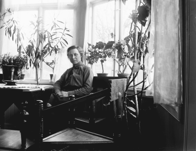 Hedvig Forsell på Solliden hos Göta Tissell