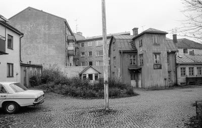 Kvarteret Näktergalen innergården
Hallbergs skomakeri