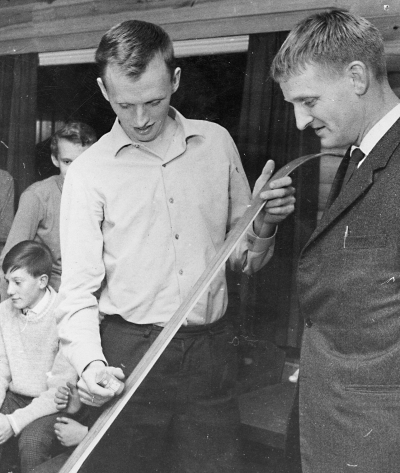 Fr  v. 1. Karl-Arne Malmberg, VOK, 2. Göran Gustavsson, VOK 3. Berg Jan-Olof  4 Billy Nilsson ( Dahlbergs ).    