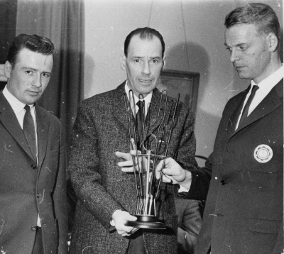 1. Fabrikschef Sten Karlsson,  2. Evert Hermansson "Biffen"  3.           