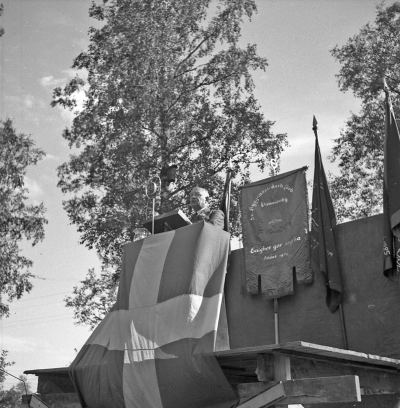 Folkets Park Per Albin Hansson talar 

Dok.110530/KG