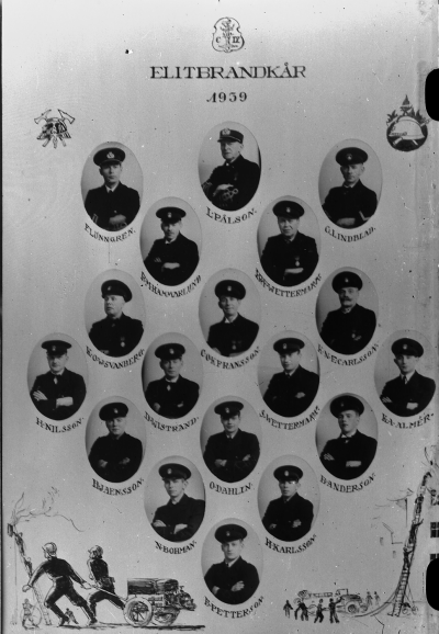 Elitbrandkår
Lönngren  Pålsson Lindblad Hammarlund Wettermark Svanberg Fransson Carlsson
Nilsson Wistrand S Wettermark Almér Jaensson Dahlin Andersson Bohman Karlsson Pettersson 
