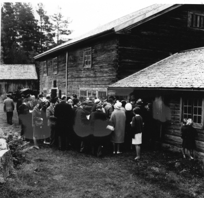 Invigning av Ösjöfors handpappersbruk, Rumskulla. 
