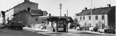 Thörnqvist hus rivet Sevedegatan 35 Vimmerby Grönsiskan 1967. T.E