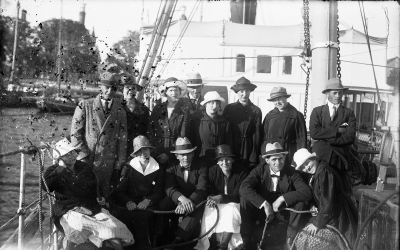 Båtutflykt med studerande från Gamleby folkhögskola.