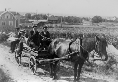 Taget från Vattentornet, från vänster   4. Mauritz Sköldborg.           