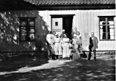 Det äldsta skolhuset i Frödinge kyrkby.