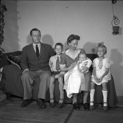 Beijer, Valter med familj 1940-talet         