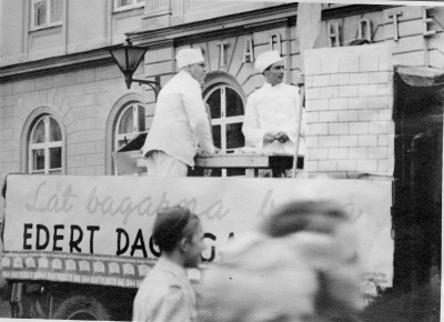 Bagarmästare Fritiof Cederfelt och Erik Holm       