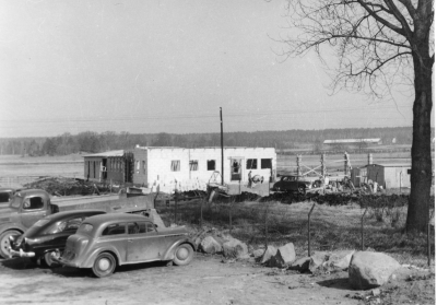Centralförrådet i Vimmerby bygges.       