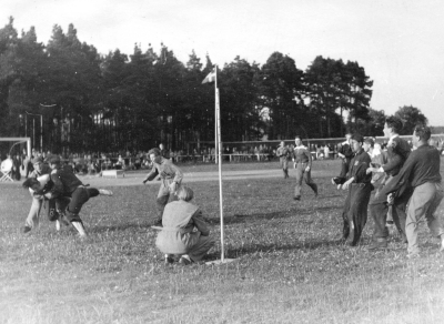 Vimarvallen i Vimmerby Folksöndag Stor festivitas 6 juni 1948.  Rugby        
