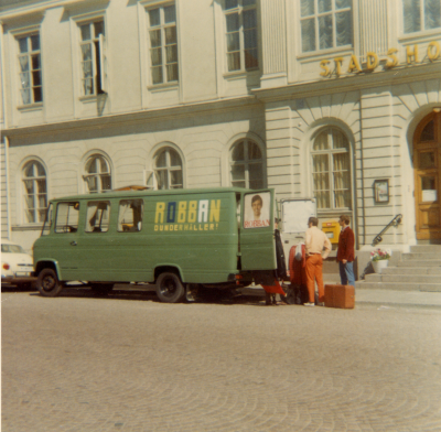 Stadshotellet aug 1968 Robert Broberg, artist.