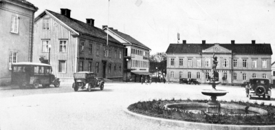 Torget 1930-talet.  T.E.