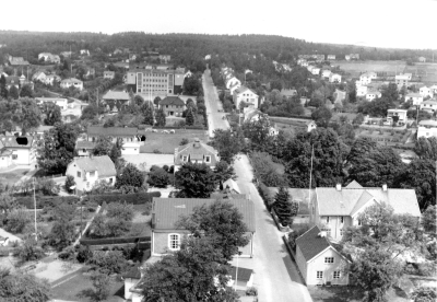 Vy från kyrktornet (nästan som en flygbild)
- Kungsgatan -