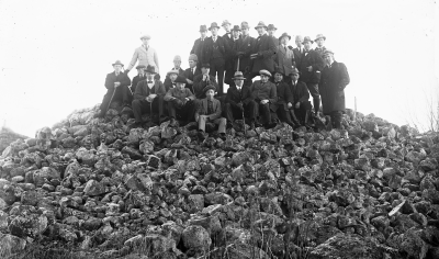 Gruppbild. Gamleby folkhögskola Lantmannaskola.