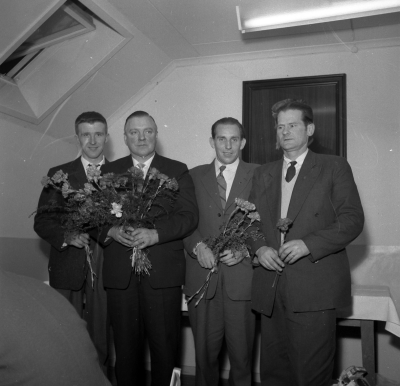 Från vänster
1Sven - Inge Andersson 
2 Hugo Jansson
3 ? Sundberg
4 ?