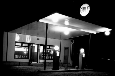 Gulf bensinmack
Västra Tullen.