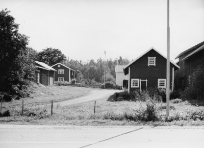 Frödinge 1970. Denna del av Frödinge kallades Nerbyn.     