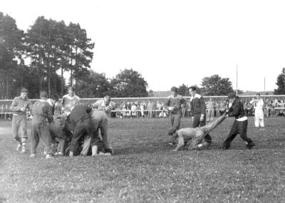 Vimarvallen i Vimmerby Folksöndag Stor festivitas 6 juni 1948.  Rugby        