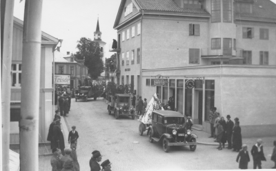 Sevedegatan Barnens dag, 1940-talet. T.E