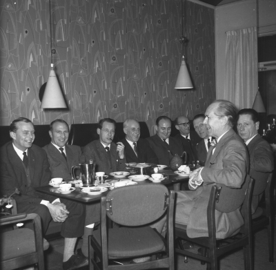 Fotoklubben gravöl december 1962
På bilden finns Per Dunge, Karl - Erik Malmberg, Teodor " Teddy " Gustafsson, Beyron Milton, Gösta Johansson, Thorvald Eriksson, Gunnar Nilsson

Dok.110530/KG
