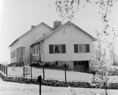 Vattentornsgatan, Stig Ansgarius Svenssons villa 1950-talet.